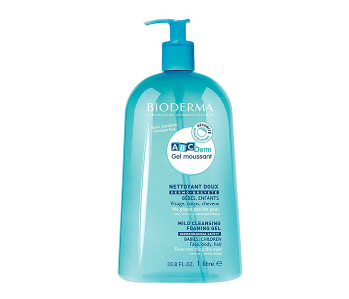 Bioderma N13985652A 1 Litre ABCDerm Mild Foaming Cleanser - Blue - Zoom Image