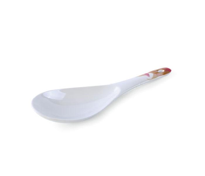 Royalford RF5107 Melamine Ware Rice Spoon with Flower Carnival Pattern - Zoom Image