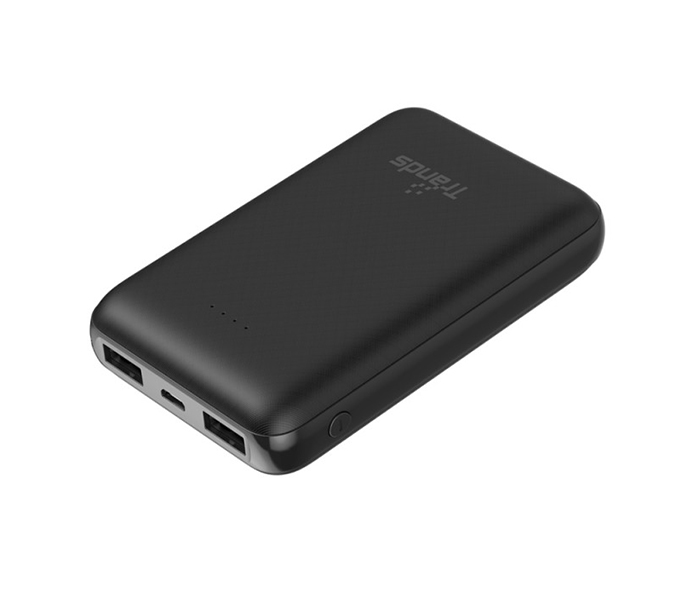 Trands TR-PB1662-BK 10000 mAh Powerbank for Smartphones & Tablets - Black - Zoom Image 1