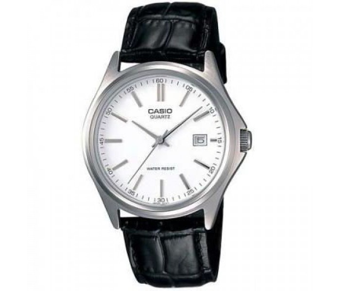 Casio LTP-1183E-7ADF Mens Analog Watch Black and White - Zoom Image