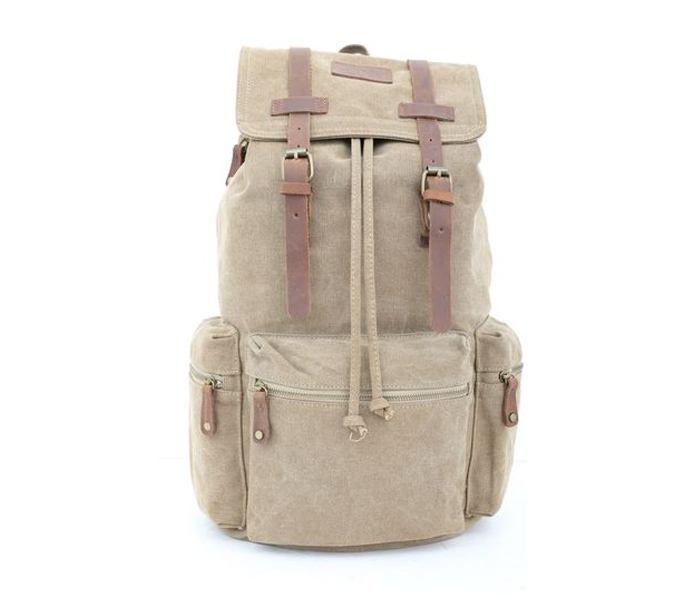 Para John PJBP6609 Canvy Backpack - Khaki - Zoom Image 3