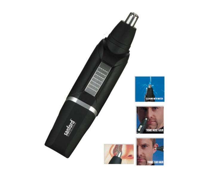 Sanford SF1993NEHT 2 Watts Rechargeable Nose & Ear Hair Trimmer - Black - Zoom Image 2