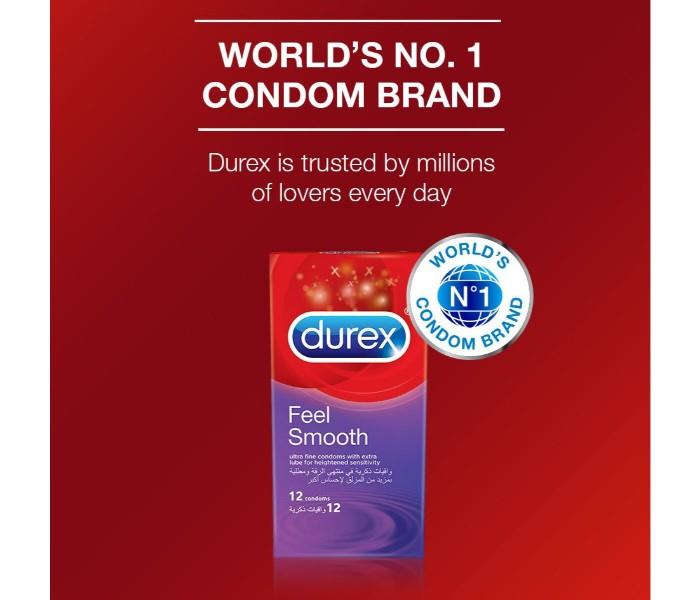 Durex Condoms 12 Pcs - Feel Smooth - Zoom Image 1