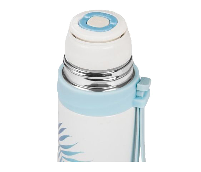 Royalford RF9259 350ml Stainless Steel Vacuum Flask - White & Blue - Zoom Image 1