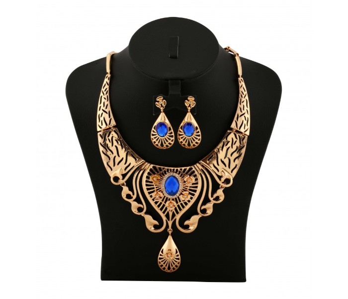 Summer Style 18k Gold Plated Necklace Set with Stone 61154152 - Zoom Image 1