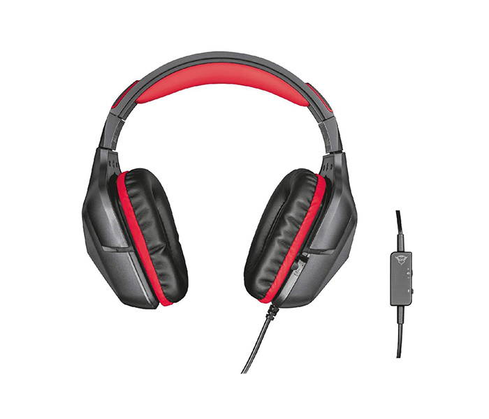 Trust CREON GXT-344 Gaming Headset for PC, Laptop, PS4 & Xbox-One - Black & Red - Zoom Image 6