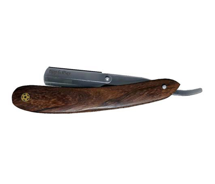 Tips & Toes TT-694 Professional Straight Razor for Classic Shaving, Pure Natural Wood Handmade Handle - Zoom Image 5