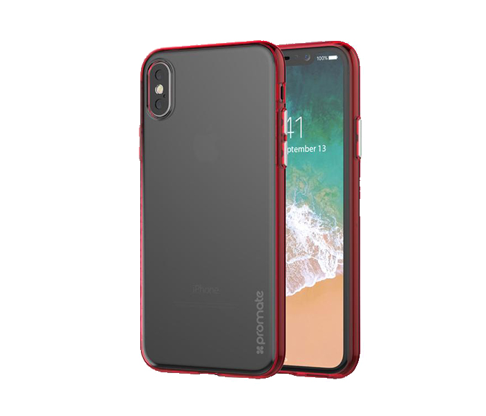 Promate FENDY-X Shock Resistant Case for iphone X - Red - Zoom Image 6