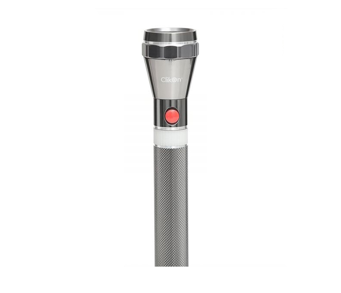 Clikon CK7782 2 In 1 Rechargeable LED Flash Light - Grey - Zoom Image 2