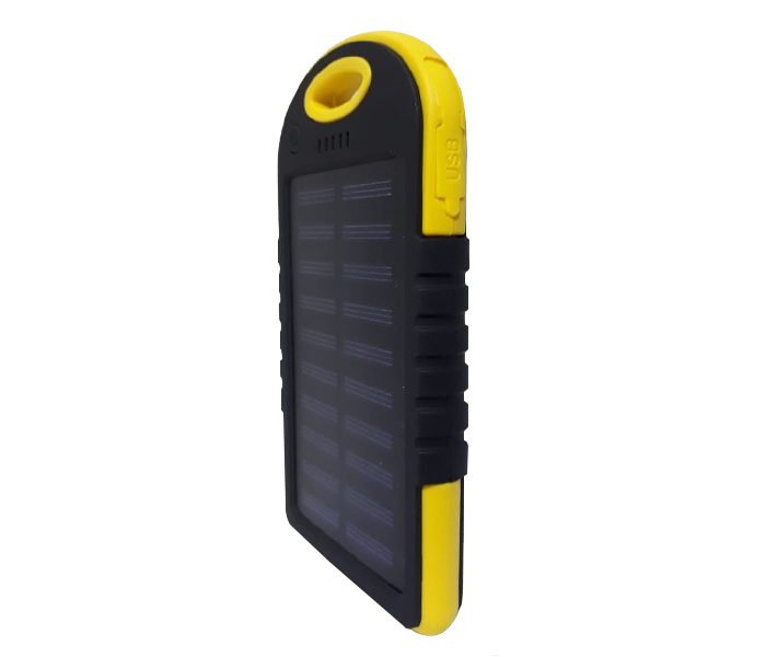 GK Genuine 10,000 mAh Solar Power bank for all Device - Yellow - Zoom Image 2