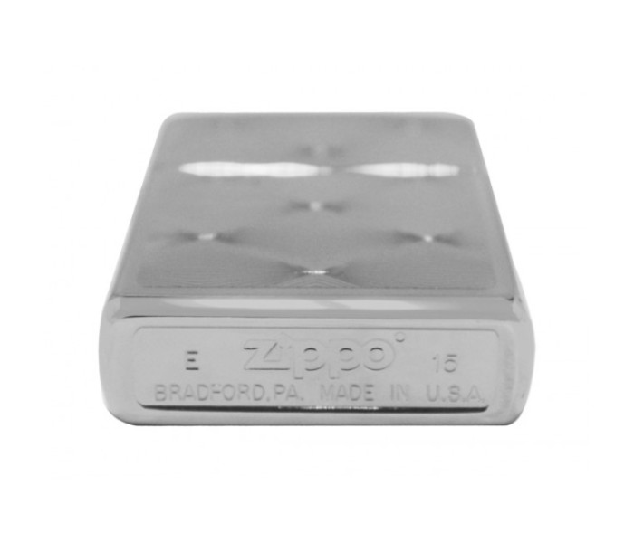 Zippo 28951 Diamond Pattern Lighter Silver - Zoom Image 2