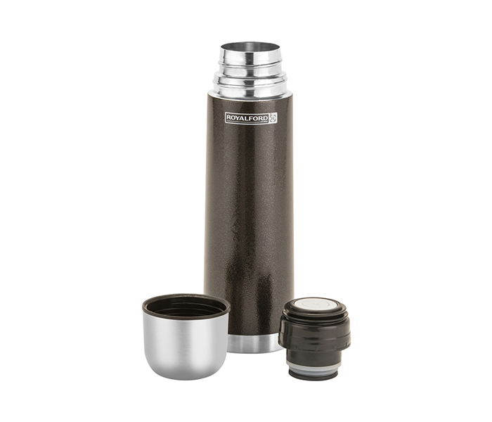 Royalford RFU9107 500ml Stainless Steel Vacuum Bottle - Grey - Zoom Image 1