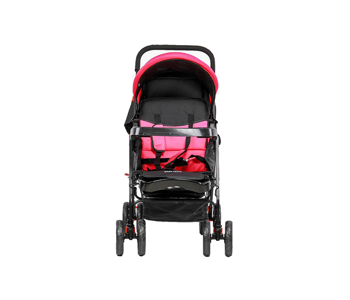 Baby Plus BP7743 Twin Stroller with Reclining Seat - Fuchsia - Zoom Image 2