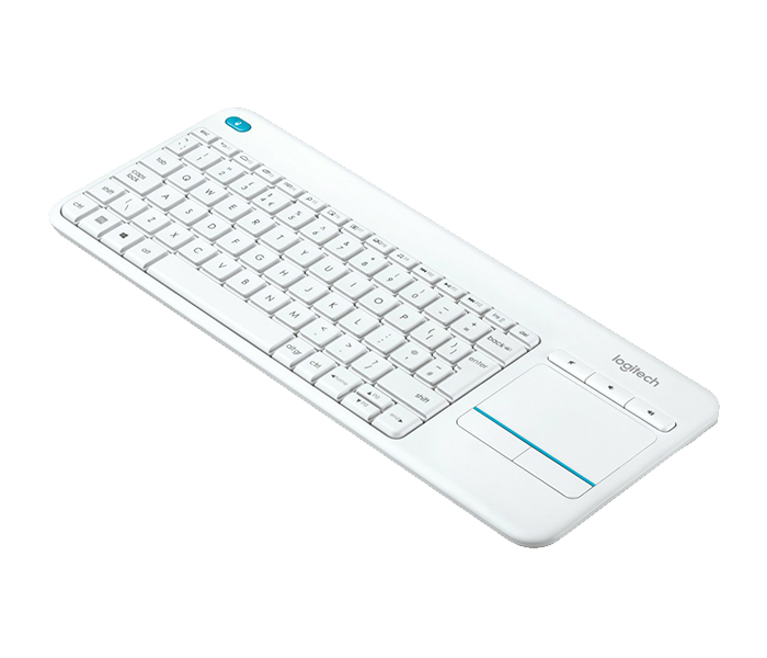 Logitech 920-007146 K400 Plus Wireless Keyboard with Touchpad - English, White - Zoom Image 2