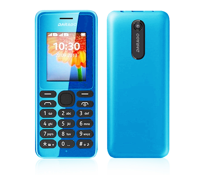 Darago DR-108 Camera Mobile with Dual Sim and Radio - Blue - Zoom Image