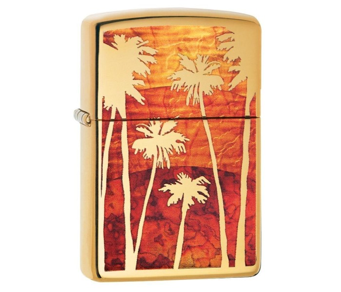 Zippo 29420 254B Fuzion Palm Tree Sunset Lighter Multicolor - Zoom Image 3