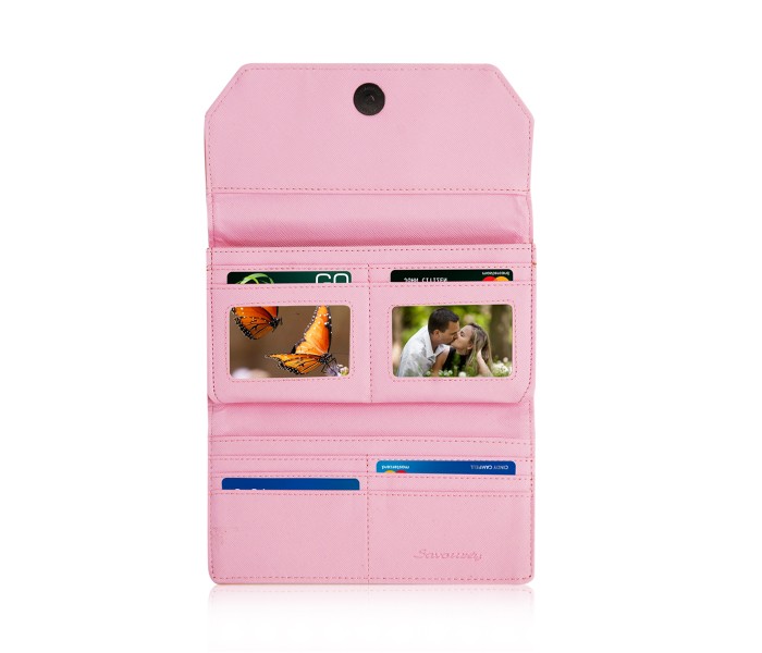 Womens Fashion Leather Wallet BH4521 - Pink - Zoom Image 2