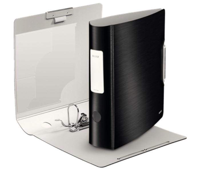 Leitz 1108-00-94 Ordner Active Style Flap Folder Satin Black - Zoom Image 1