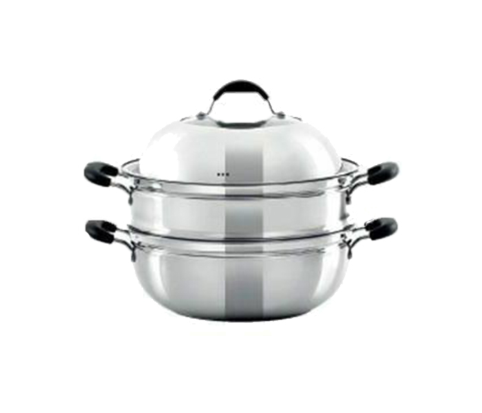 Royalford RF7812 3 Layer Stainless Steel Falcon Steamer - Silver - Zoom Image