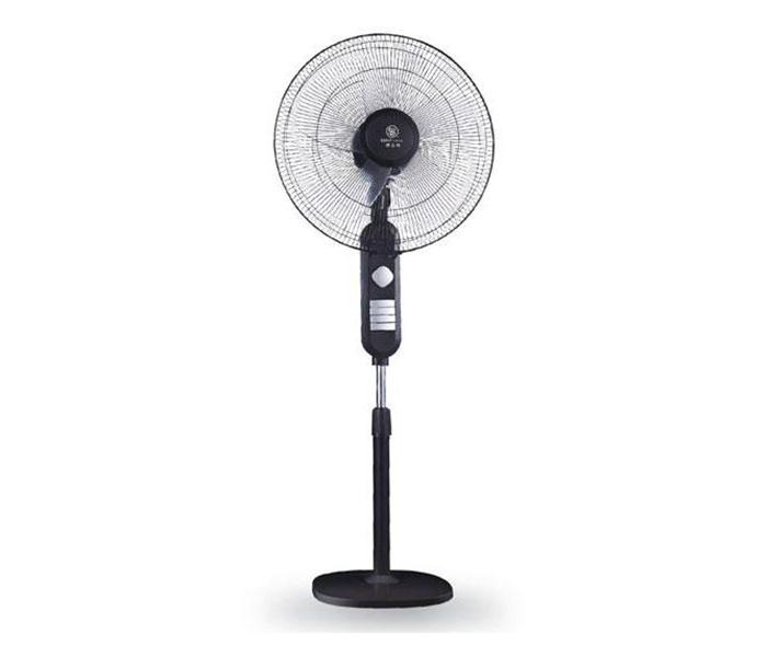 Geepas GF9605 18-inch 3 Speed Stand Fan - Black - Zoom Image