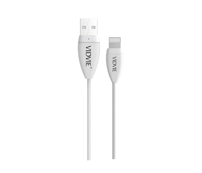 Vidvie CB-402 Data Cable for Apple iPhone - 1 Meter, White - Zoom Image 5