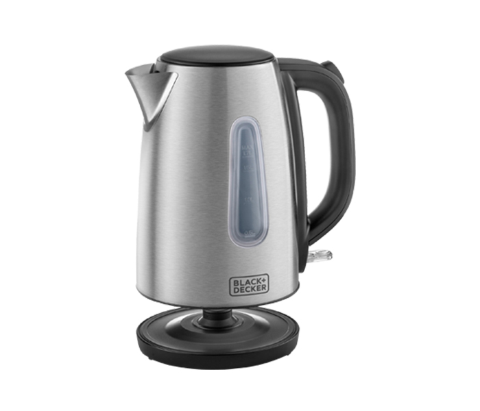 Black and Decker JC450-B5 1.7 Litre Stainless Steel Concealed Coil Electric Kettle - Silver - Zoom Image 1