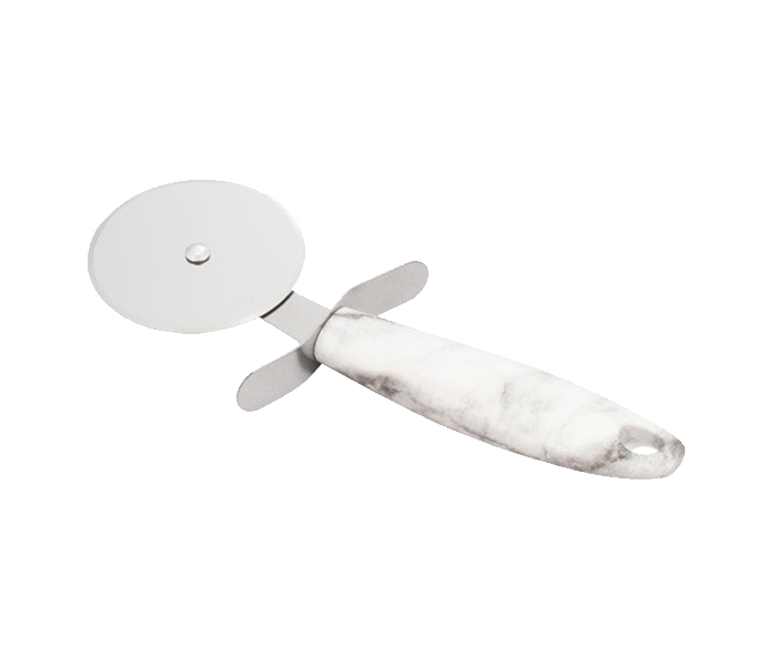 Royalford RF9546 Marble Designed Stainless Steel Pizza Cutter - White & Grey - Zoom Image 1