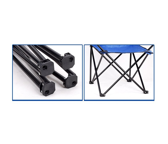 Portable Fishing Stool Folding Camping Armchair & Beach Chairs - Large, Blue - Zoom Image 3