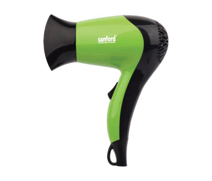 Sanford SF9693HD BS 1200 Watts Hair Dryer - Black & Green - Zoom Image 2