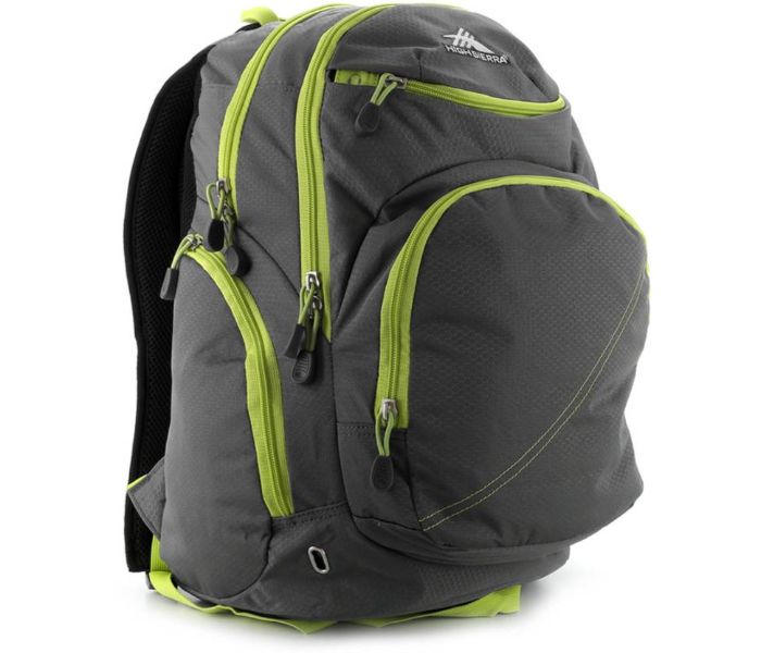 High Sierra HSR104LUG00101 Boondock V2 Backpack Charcoal and Chartreuse - Zoom Image 8