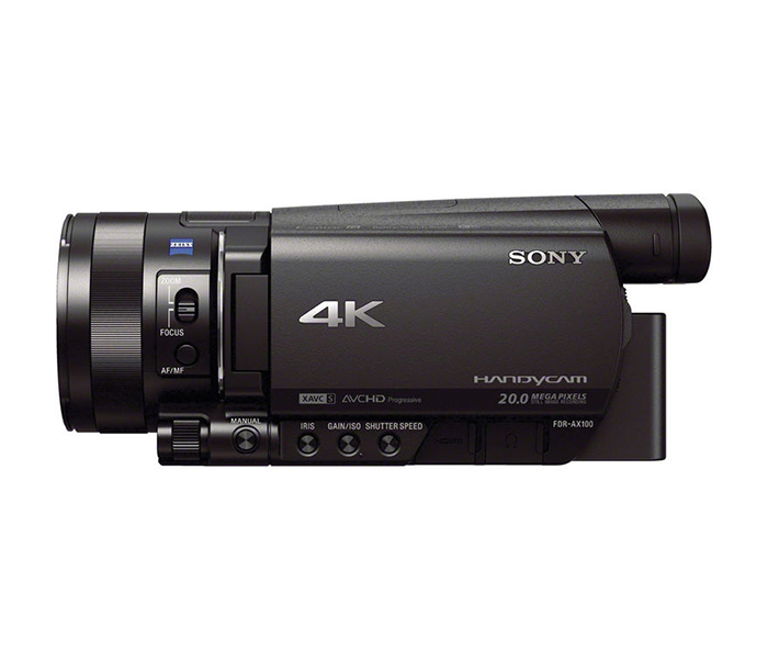 Sony FDR-AX100 4K Expert Handycam - Black - Zoom Image 4