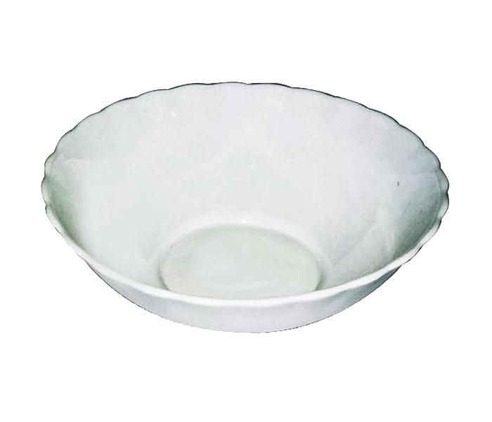 Royalford RF4104 10-inch Opal Ware Soup Bowl - White - Zoom Image