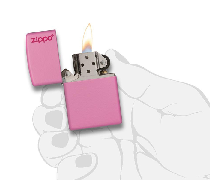 Zippo 238ZL Matte Lighter Pink - Zoom Image 3