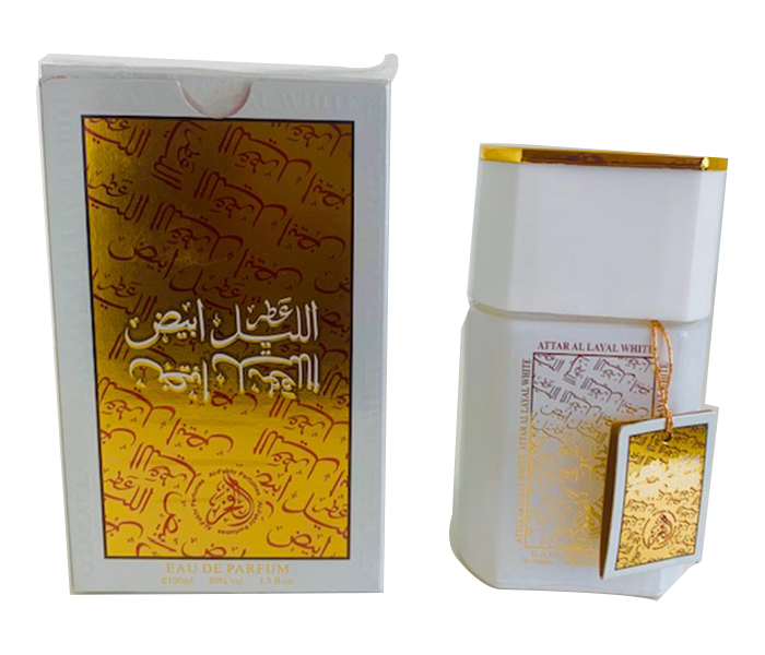 Al-Fakhr Attar Layle White Eau De Parfum Natural Spray - 100 Ml - Zoom Image 3