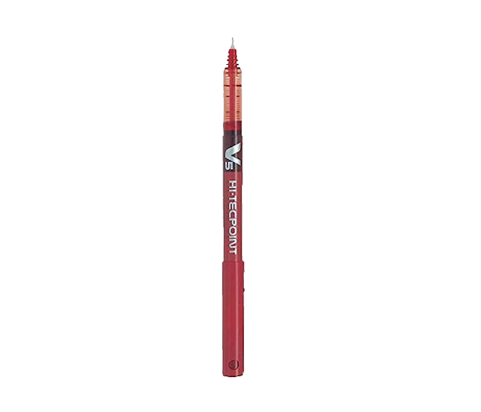 Pilot BX-V5 Hi Tecpoint Rollerball Pen - Red, Pack of 12 - Zoom Image 2