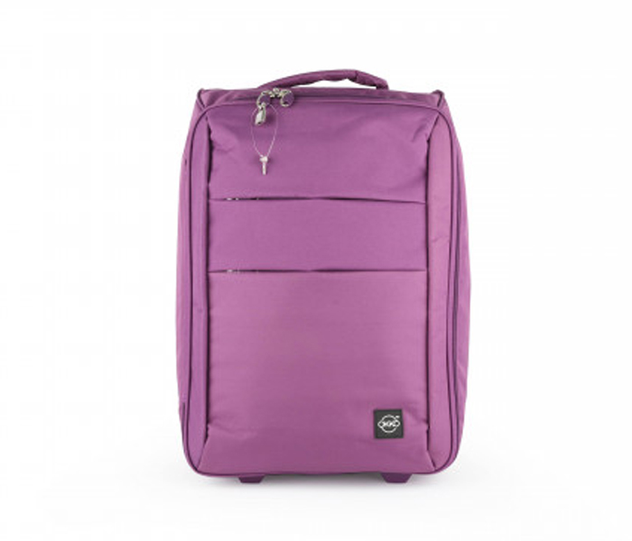 Okko 36421 2in1 Foldable trolley with laptop bag - Purple - Zoom Image 3