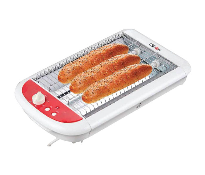 Clikon CK2416 650W Horizontal Toaster - White - Zoom Image 1