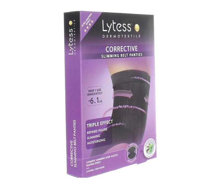 Lytess N15408959A Corrective Slimming Belt - Black, XXL - Zoom Image