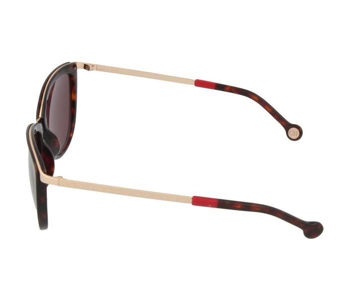 Carolina Herrera SHE046 300Y Wayfarer Havana Frame & Brown Gradient Mirrored Sunglasses for Women - Zoom Image 2