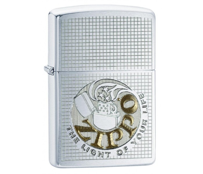 Zippo 29236 200  Zippo Logo Lighter Silver - Zoom Image