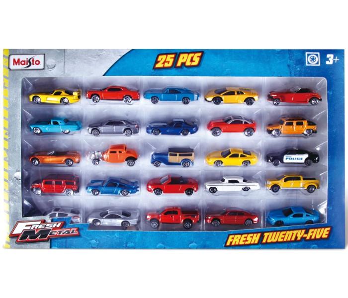 Maisto Tech 12005 Fresh Metal 25 Pcs Vehicle Pack Multicolor - Zoom Image