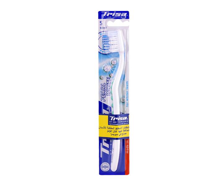 Trisa Pearl White Soft Toothbrush - Zoom Image