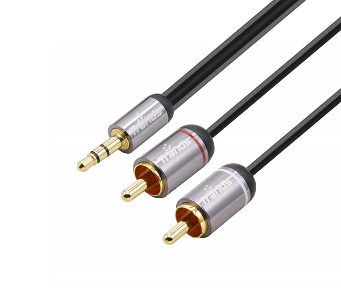 Trands TR-CA3187 3.5mm Male to Auxiliary Stereo Splitter Cable - Zoom Image 5