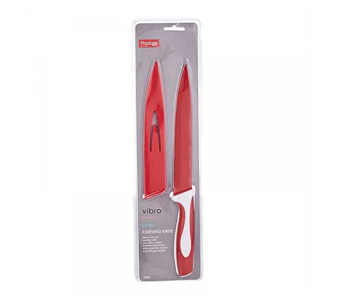 Prestige PR9003 8 inch Vibro Carver Knife - Red - Zoom Image 2