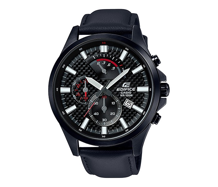 Casio Edifice EFV-530BL-1ADF Mens Analog Watch Black - Zoom Image