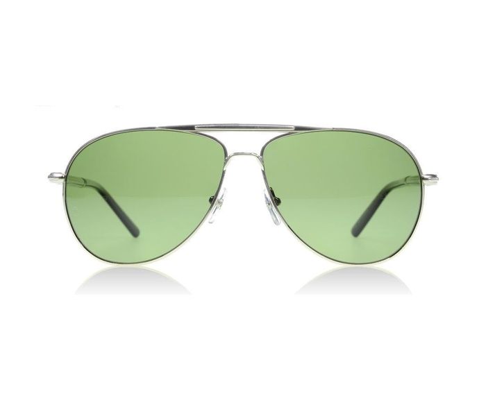 Mont Blanc MB 512S 16R Aviator Silver & Black Frame and Green Mirrored Sunglasses for Unisex - Zoom Image 2