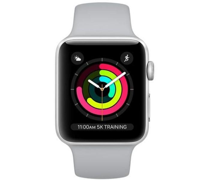 Apple Watch MQL02 Series 3 - 42mm Aluminum Case with Fog Sport Band, Silver - Zoom Image 3