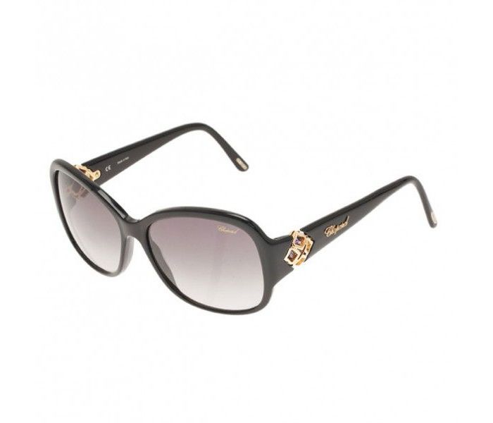 Chopard SCH 131S 700 Square Black Frame & Black Mirrored Sunglasses for Unisex - Zoom Image 1