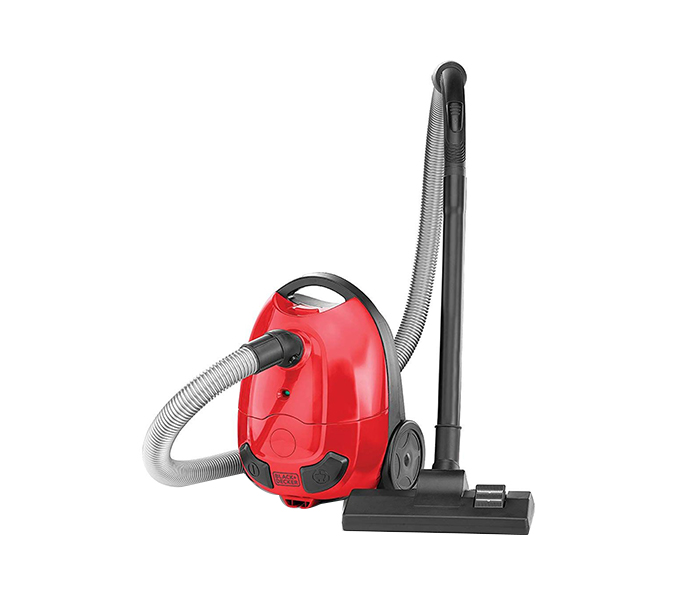 Black and Decker VM1200-B5 1000W Bagged Vacuum Cleaner - Red - Zoom Image 1