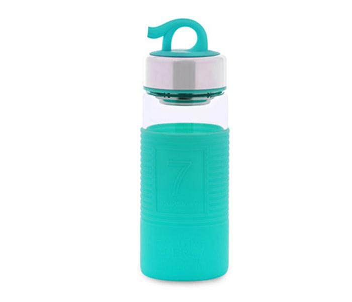 Royalford RF8307 400 ml Silicon Sleeve Water Bottle - Blue - Zoom Image